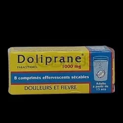 DOLIPRANE CO 1000MG B8 COMP EFFER